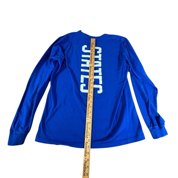 Nike USA Soccer Blue Long Sleeve Ignite T Shirt Size Small Loose Fit - Picture 11 of 12